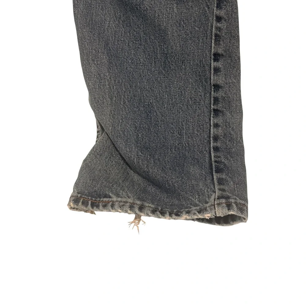 Levi's 505‎ Jeans Blue Regular Fit Straight Leg Vintage Retro 34x32 Mens